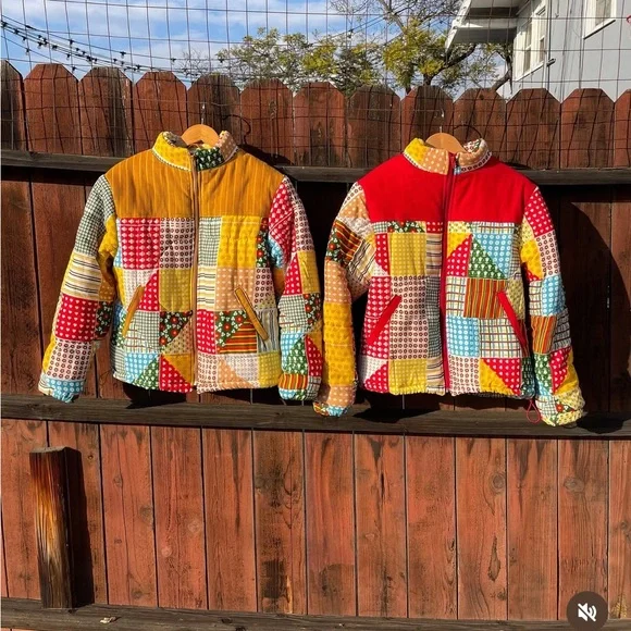 Colorful Patchwork Sleeping Bag jacket - Picture 7 of 7